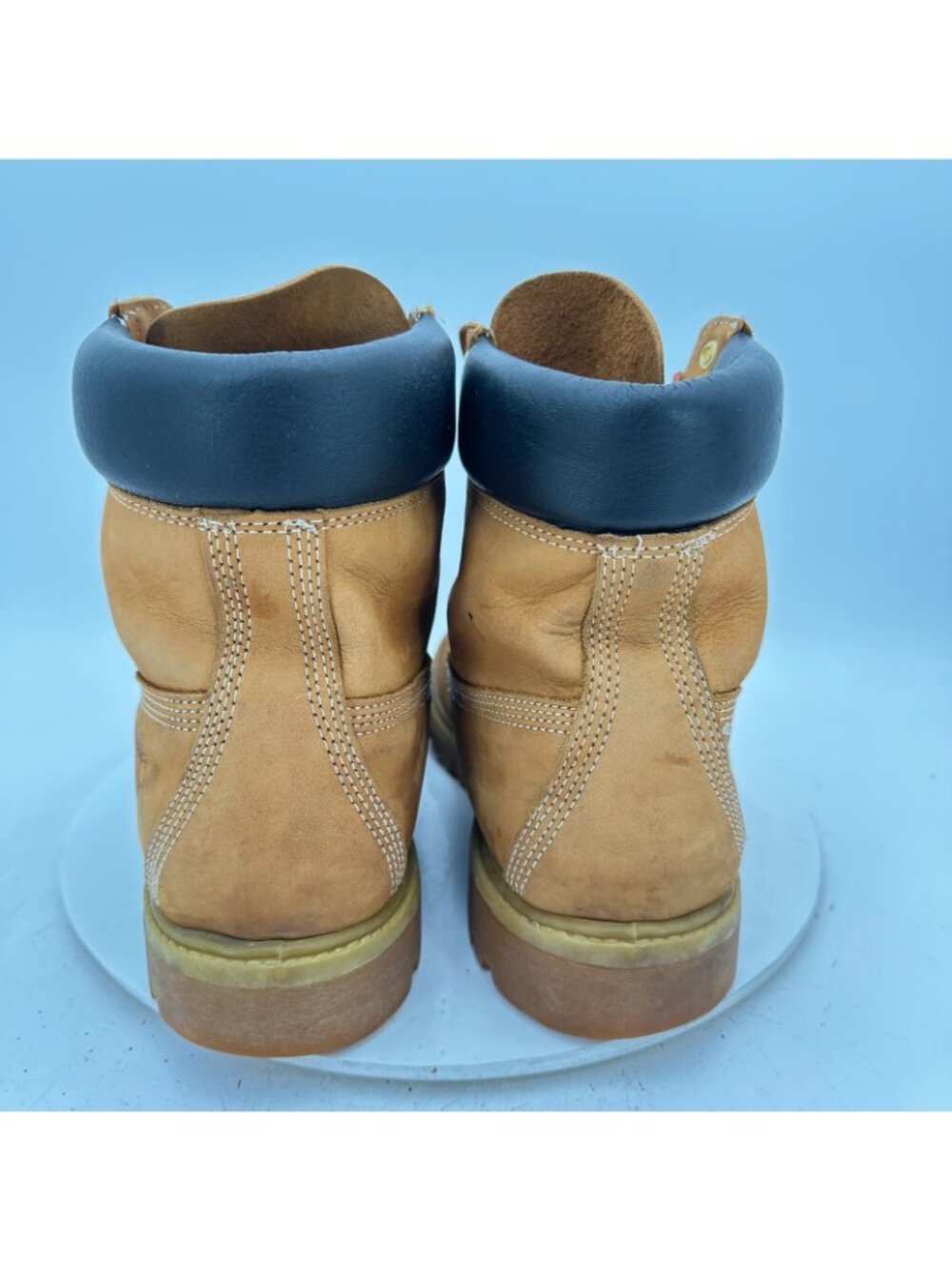 Timberland Premium 6-Inch Men Size 11.5M Wheat Nubuck Waterproof Leather Boot - Picture 5 of 11